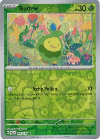 Budew - 004 - Prismatic Evolutions - Common Reverse Holo